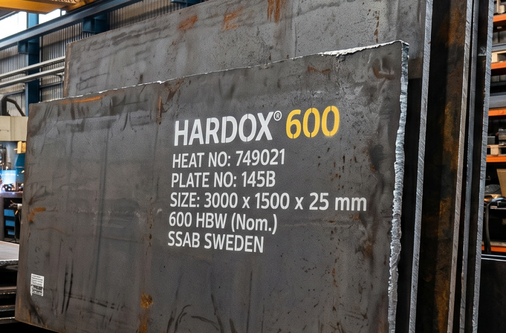 Plate Hardox 600 dan Hardox HiTuf Indonesia Timur wear plate tahan aus